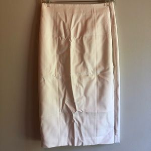 Banana Republic white pencil skirt size 4 tall new with tags